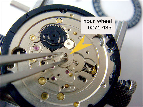 seiko 7s26 diy project intermediate date wheel 0817 300