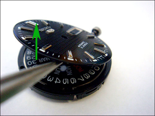 DIY Seiko 7s26 detaching the dial