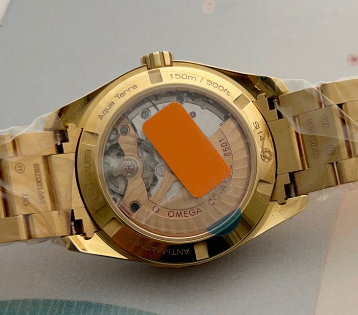 Omega Seamaster Aqua Terra 18K Yellow Gold &amp; Diamond Bezel/Dial Wristwatch Ref. 231.55.39.21.55.002